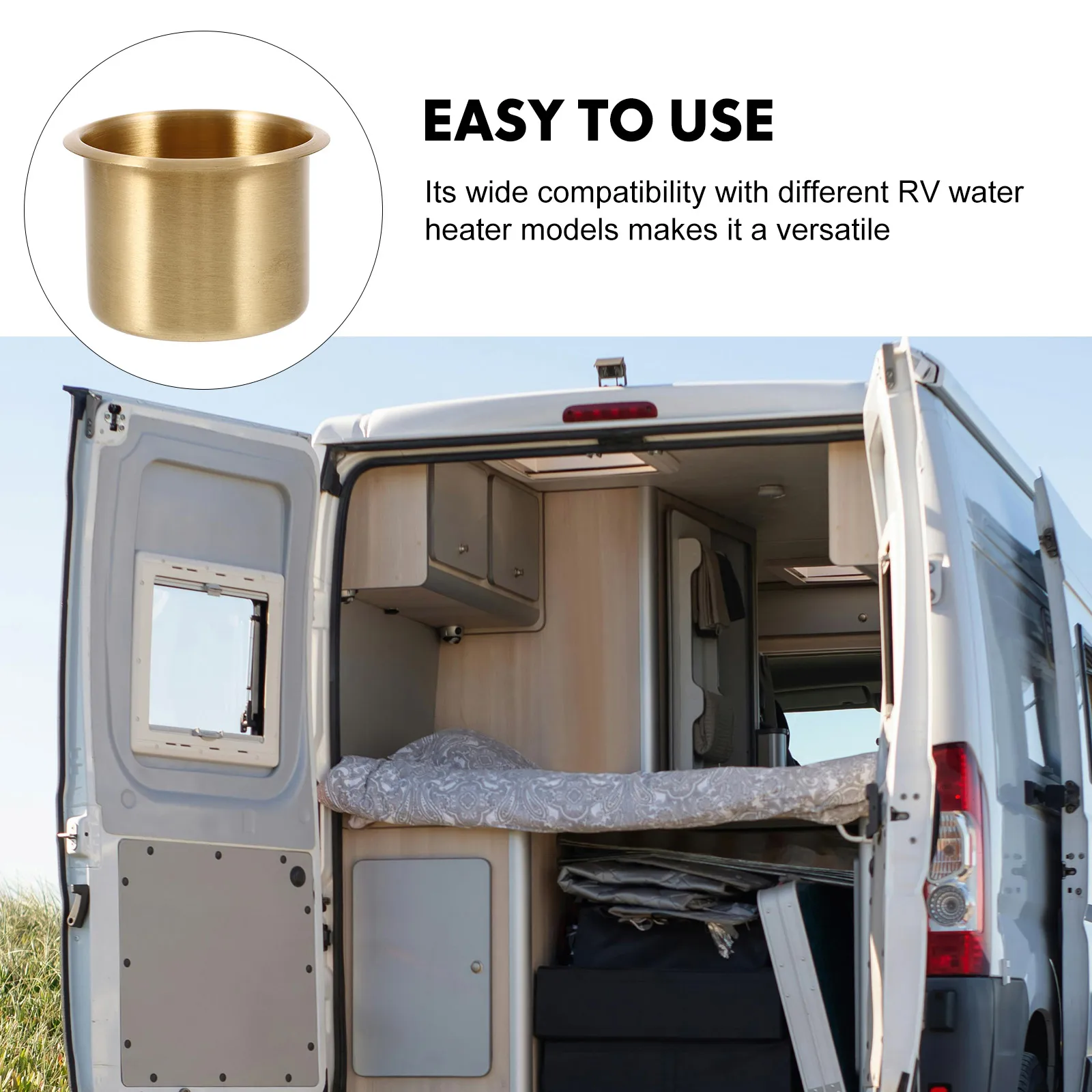 Brass Holder Insert for Sofa Couch Car Truck Yacht Motorhome Durable Rustproof Compact Drink Holder for Vehicles Built-in Water
Brass Holder Insert for Sofa Couch Car Truck Yacht Motorhome Durable Rustproof Compact Drink Holder for Vehicles Built-in Water