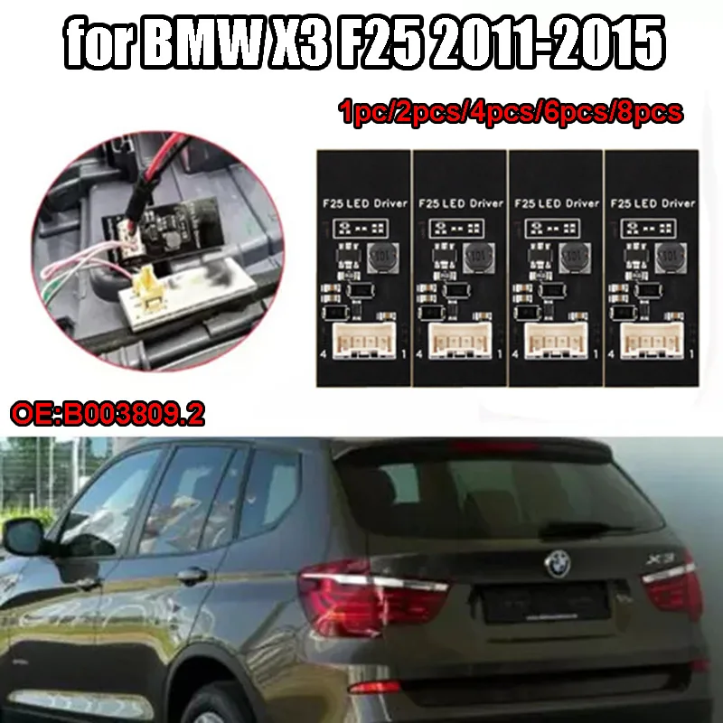 1/2/4/6/8 Pack For BMW X3 F25 2011-2017 Rear Driver F25 B003809.2 LED Light Plug and Play Repair Replacement Board Tail Light
1/2/4/6/8 Pack For BMW X3 F25 2011-2017 Rear Driver F25 B003809.2 LED Light Plug and Play Repair Replacement Board Tail Light