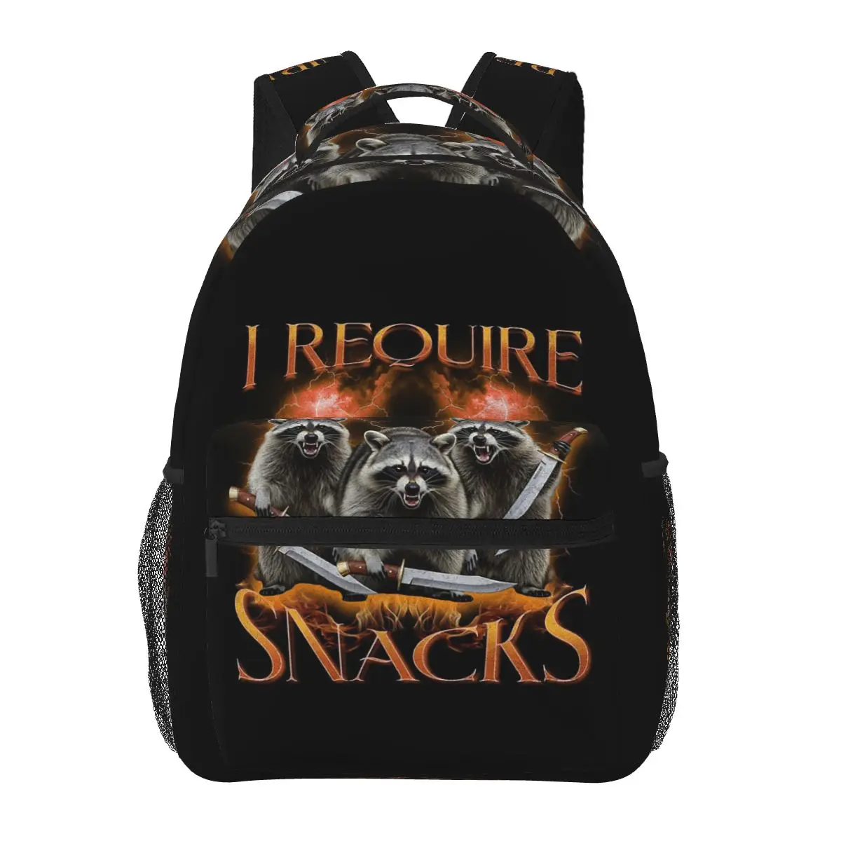 I Require Snacks Raccoon Student Backpack School Bag Hiking Travel Daypack for Men Women Fashion Bookbag Shoulder Bags
I Require Snacks Raccoon Student Backpack School Bag Hiking Travel Daypack for Men Women Fashion Bookbag Shoulder Bags