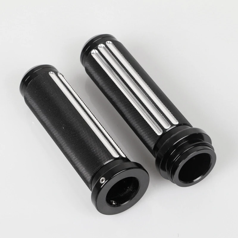Better-2 PCS CNC 1In Handlebar Electronic Throttle Hand Grips Black Aluminum + Rubber For Touring FLHR FXDLS FXSE FLSTNSE
Better-2 PCS CNC 1In Handlebar Electronic Throttle Hand Grips Black Aluminum + Rubber For Touring FLHR FXDLS FXSE FLSTNSE
