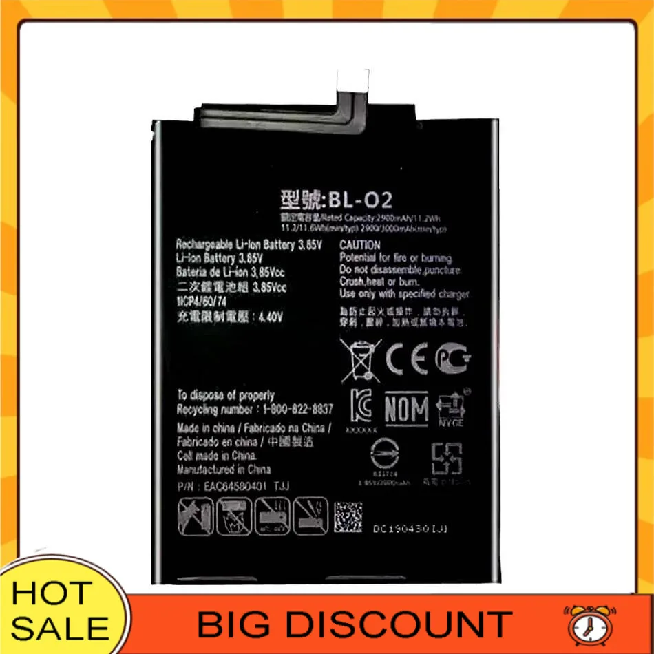 Mobile Phone Battery 3000Mah For LG BL-02 Lightweight Premium Replacement 
Mobile Phone Battery 3000Mah For LG BL-02 Lightweight Premium Replacement