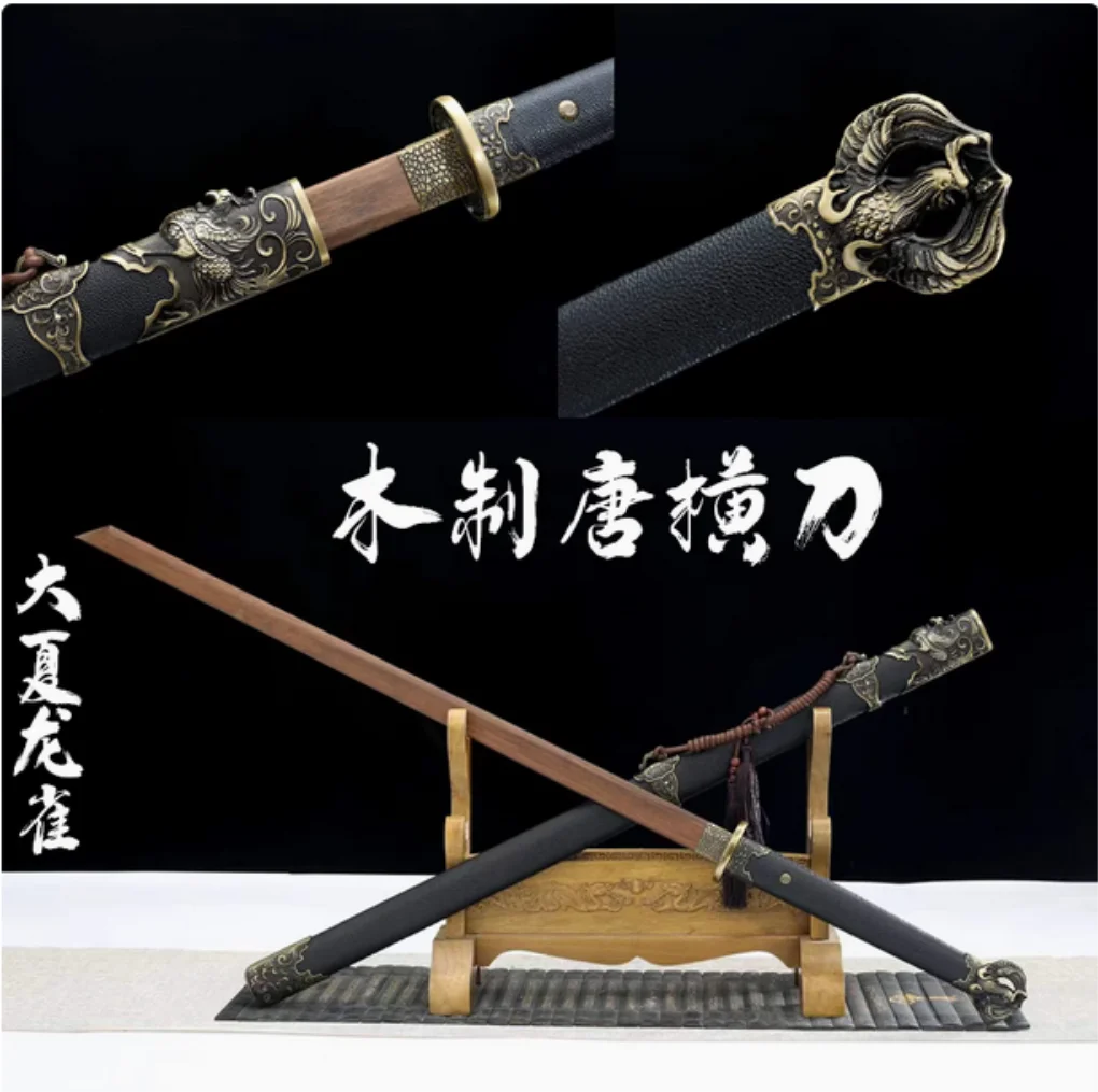Exquisite Chinese Kungfu Sword Tang Dao High Quality Sandalwood Blade Fit Exercise Training Cosplay Weapon Props Unsharp
Exquisite Chinese Kungfu Sword Tang Dao High Quality Sandalwood Blade Fit Exercise Training Cosplay Weapon Props Unsharp