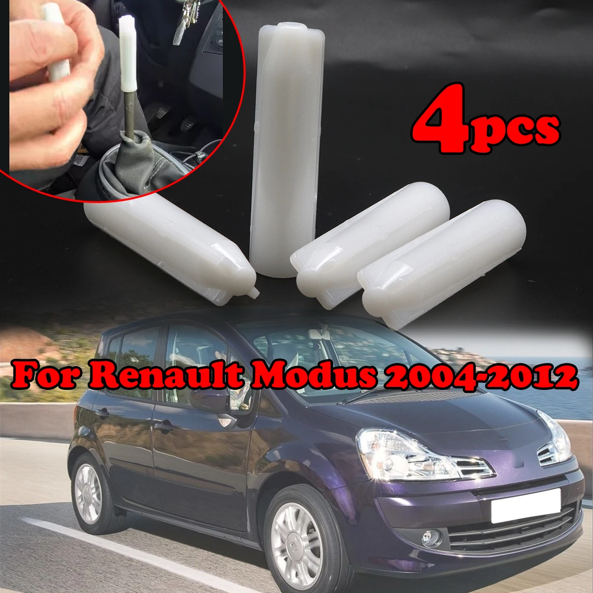 4pcs Inner Sleeve For Renault Grand Modus Gear Shift Knob Stick Rod Lever Pen Adapter Car Replacement Part 2004 2005 2006-2012
4pcs Inner Sleeve For Renault Grand Modus Gear Shift Knob Stick Rod Lever Pen Adapter Car Replacement Part 2004 2005 2006-2012