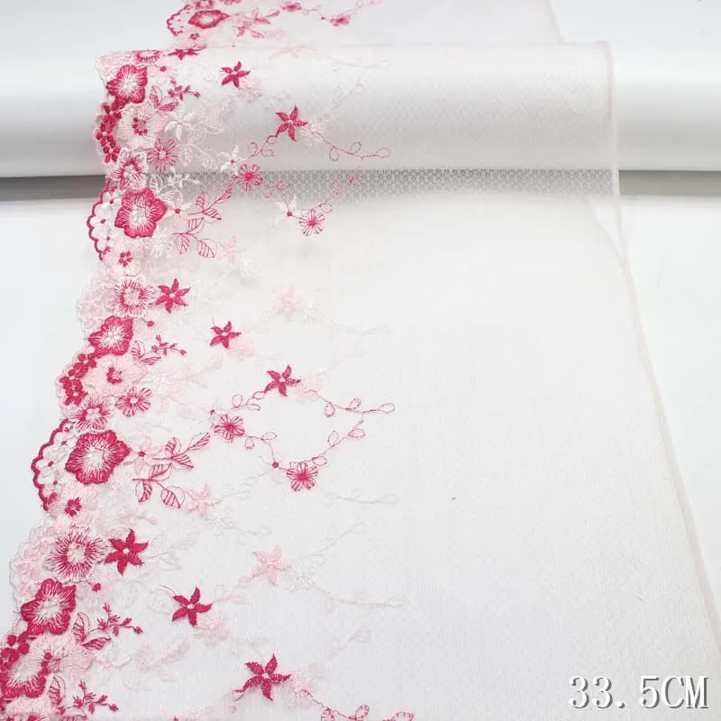 16Yards Embroidery Lace Fabric DIY Ladies Wedding Dress Clothing Fabrics Cradle Home Textile Sofa Trim
16Yards Embroidery Lace Fabric DIY Ladies Wedding Dress Clothing Fabrics Cradle Home Textile Sofa Trim