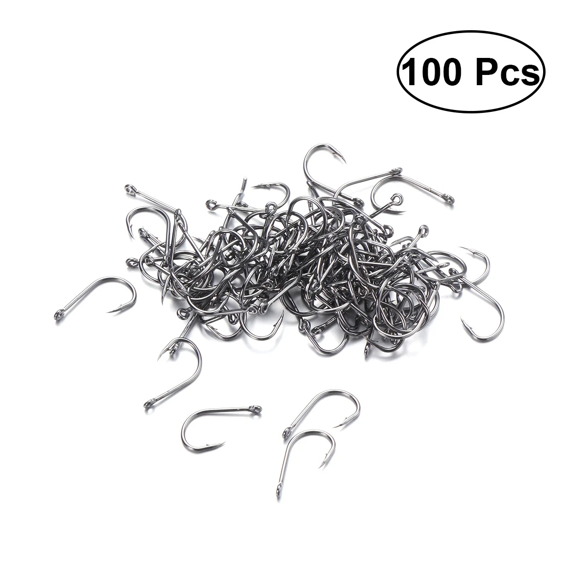 100 pcs Carbon Steel Fishing Hooks Durable Saltwater Freshwater Pike Salmon Bass Herring Muskie Crucian Pickerel Snapper
100 pcs Carbon Steel Fishing Hooks Durable Saltwater Freshwater Pike Salmon Bass Herring Muskie Crucian Pickerel Snapper