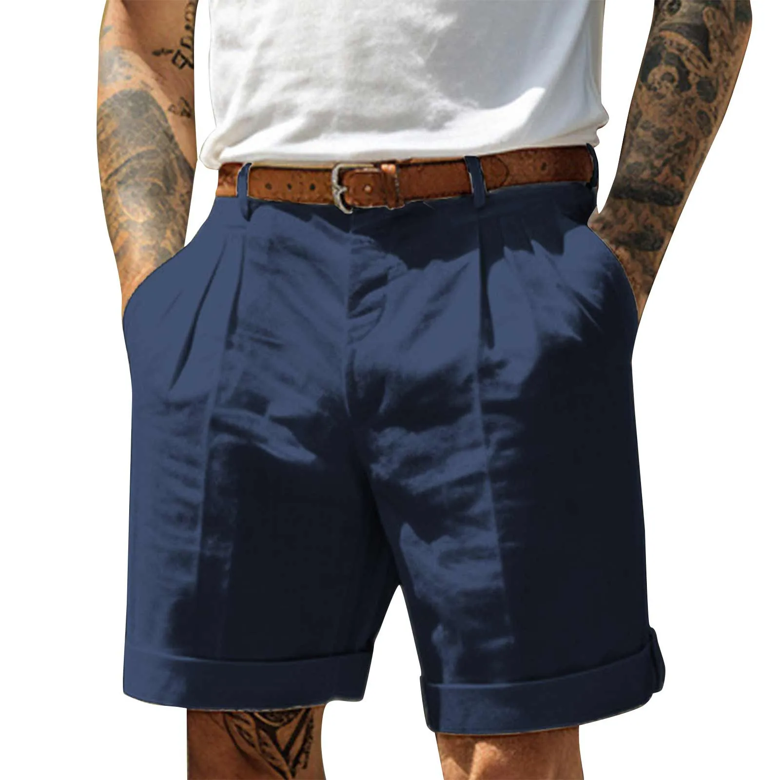 Men'S Cotton And Linen Shorts Fashion Casual Solid Color Sexy Elastic Waist Half Length Pants Slim Fit Street Beach Wear
Men'S Cotton And Linen Shorts Fashion Casual Solid Color Sexy Elastic Waist Half Length Pants Slim Fit Street Beach Wear