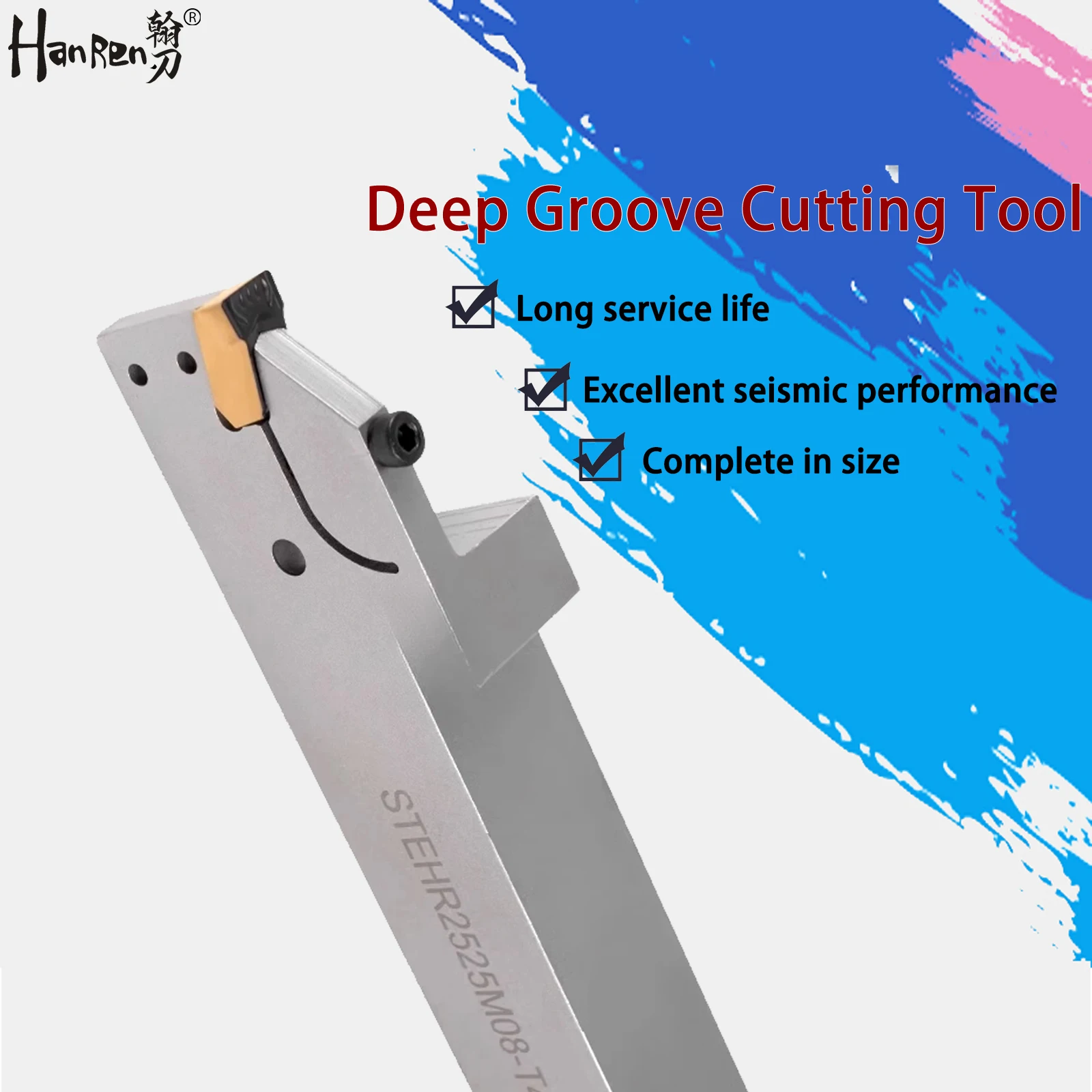Extra Long STEHR/L2525M Heavy Duty Parting Grooving Tool Holder T40 T50 T80 for CNC External Turning Carbide Inserts DT08
Extra Long STEHR/L2525M Heavy Duty Parting Grooving Tool Holder T40 T50 T80 for CNC External Turning Carbide Inserts DT08