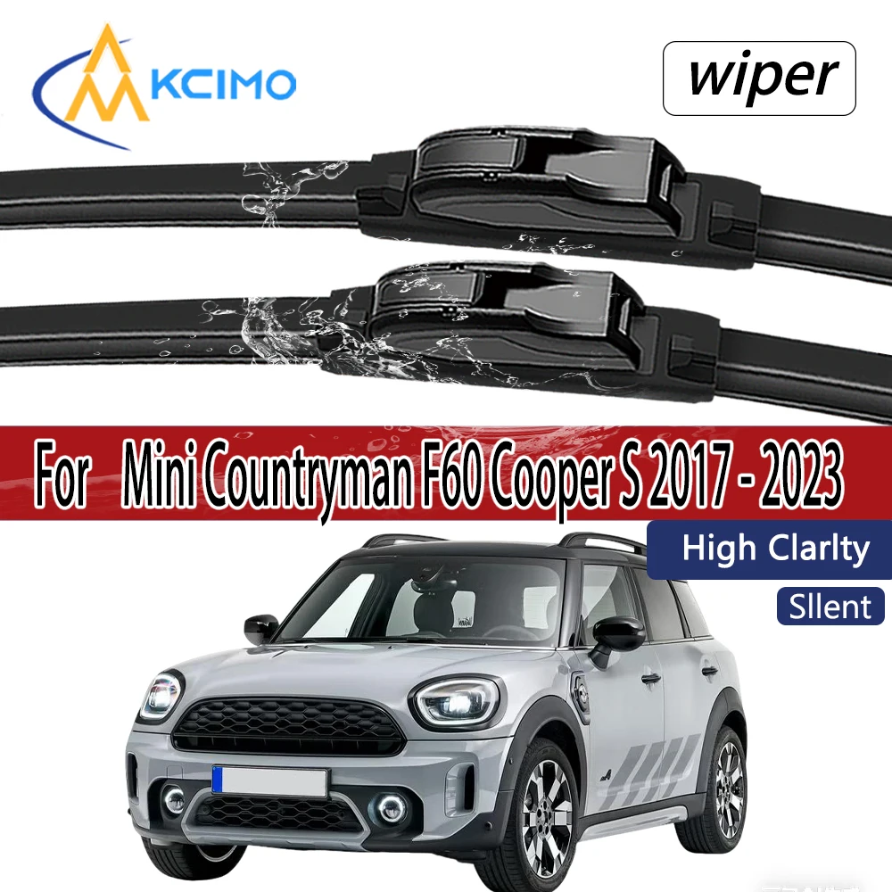 Для Mini Countryman F60 Cooper S 2017-2023 щетки стеклоочистителя переднего стекла 2 шт. аксессуары для окон ветрового стекла
Для Mini Countryman F60 Cooper S 2017-2023 щетки стеклоочистителя переднего стекла 2 шт. аксессуары для окон ветрового стекла