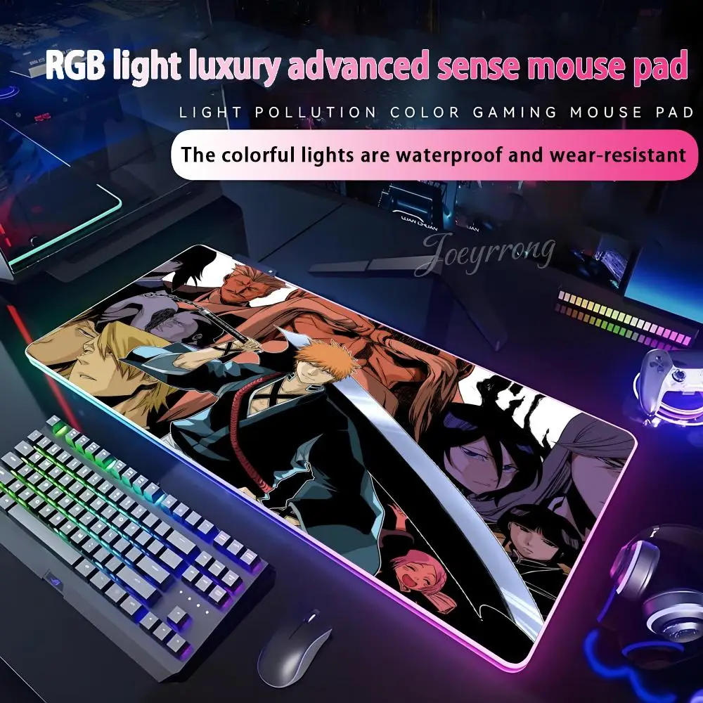 Anime Bleach Mouse Pad For FPS ESports RGB Extended Gaming Keyboard LED Mats Large 1000x500mm XXL Gamer
Anime Bleach Mouse Pad For FPS ESports RGB Extended Gaming Keyboard LED Mats Large 1000x500mm XXL Gamer