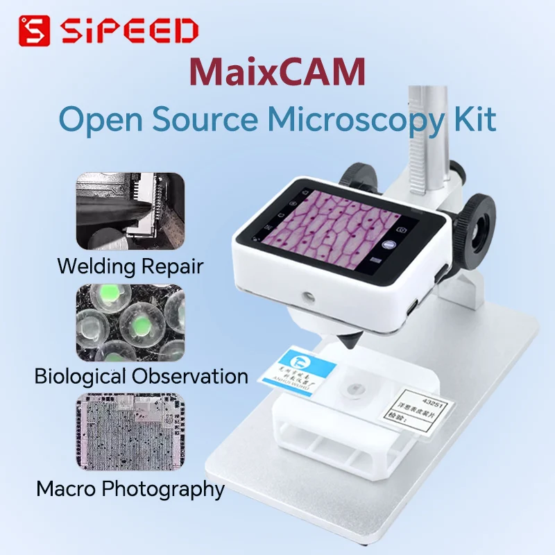 Sipeed MaixCAM open-source electron microscope portable high-definition high magnification for primary secondary school students
Sipeed MaixCAM open-source electron microscope portable high-definition high magnification for primary secondary school students