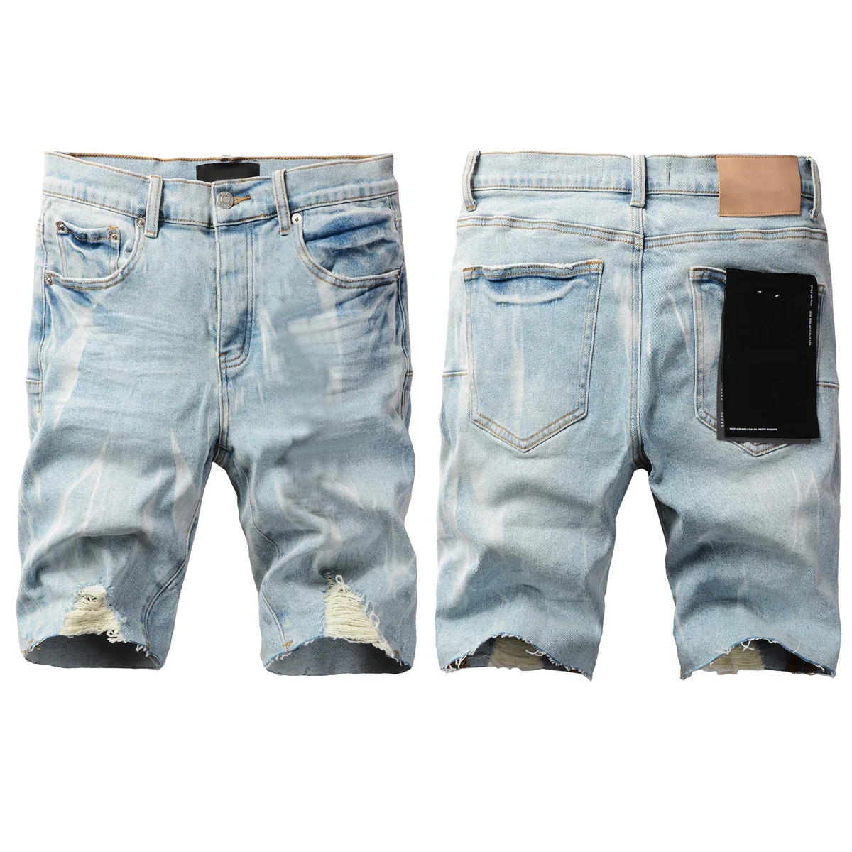 Denim Shorts jeans Casual Black White Plaid Patchwork Jeans Summer Slim-fit Brands Pants Men Women
Denim Shorts jeans Casual Black White Plaid Patchwork Jeans Summer Slim-fit Brands Pants Men Women