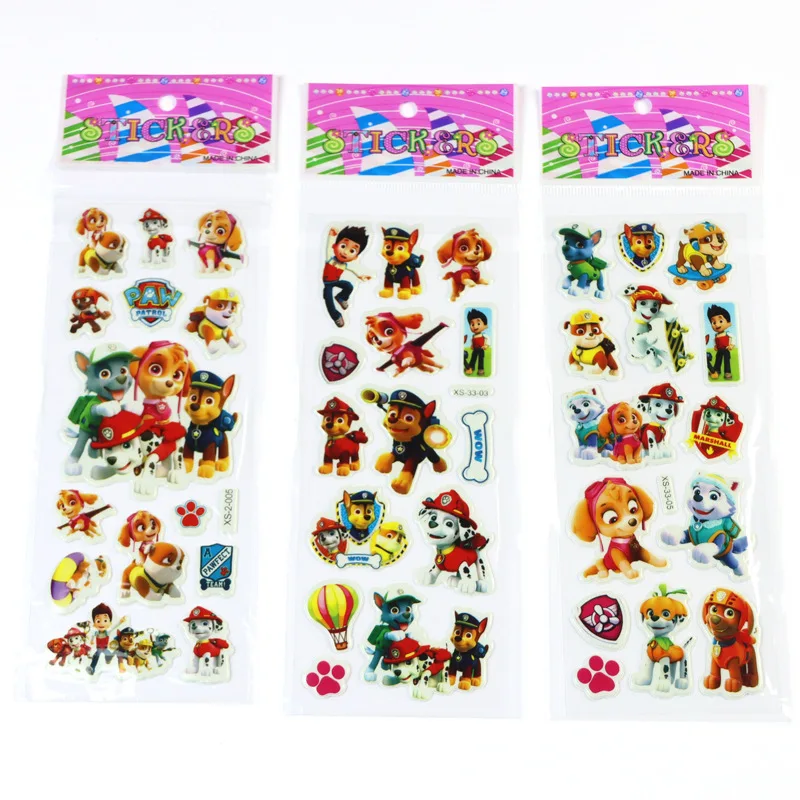 12pcs Paw Patrol Paster Marshall Skye Chase Cartoon Sticker Customizable 3D Puffy Bubble Stickers Birthday Party Supplies
12pcs Paw Patrol Paster Marshall Skye Chase Cartoon Sticker Customizable 3D Puffy Bubble Stickers Birthday Party Supplies