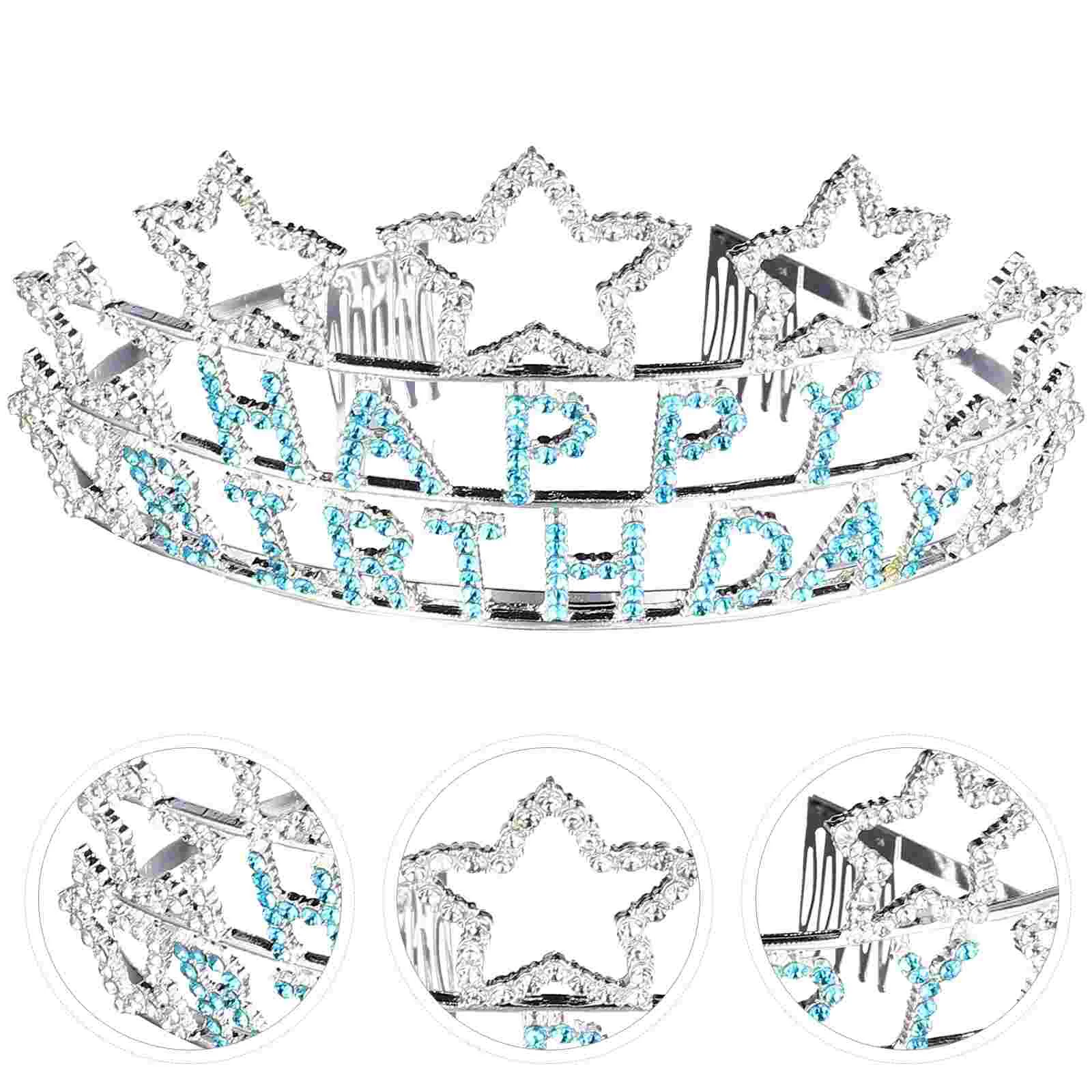 Birthday Crown Party Ornament for Wedding Decor Headpiece Headband Hair Decoration Alloy Accessory Child Decorations
Birthday Crown Party Ornament for Wedding Decor Headpiece Headband Hair Decoration Alloy Accessory Child Decorations