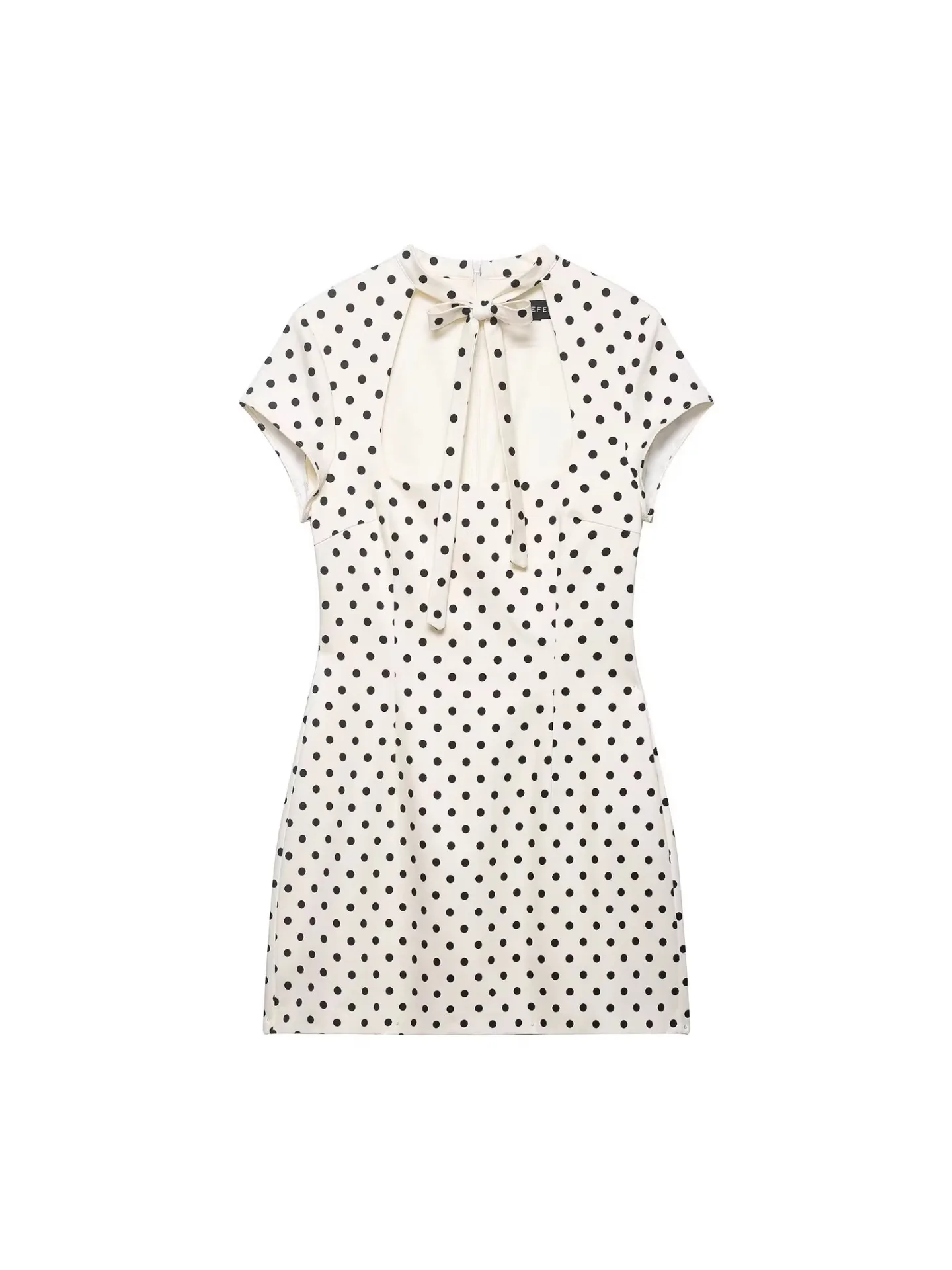 Withered Fashionable Temperament Bow Embellished Polka Dot Short Dress Elegant Party Dresses Vestidos Women's Dress
Withered Fashionable Temperament Bow Embellished Polka Dot Short Dress Elegant Party Dresses Vestidos Women's Dress