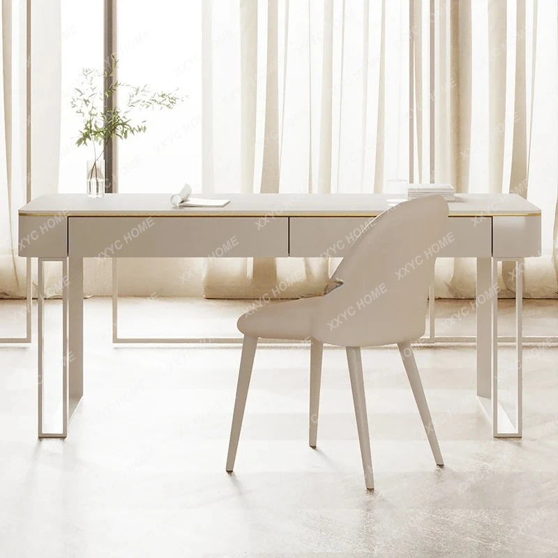 Стол из светлого камня SS Light Luxury Pure White Rock Board, современный минималистичный письменный стол для небольшой квартиры
Стол из светлого камня SS Light Luxury Pure White Rock Board, современный минималистичный письменный стол для небольшой квартиры