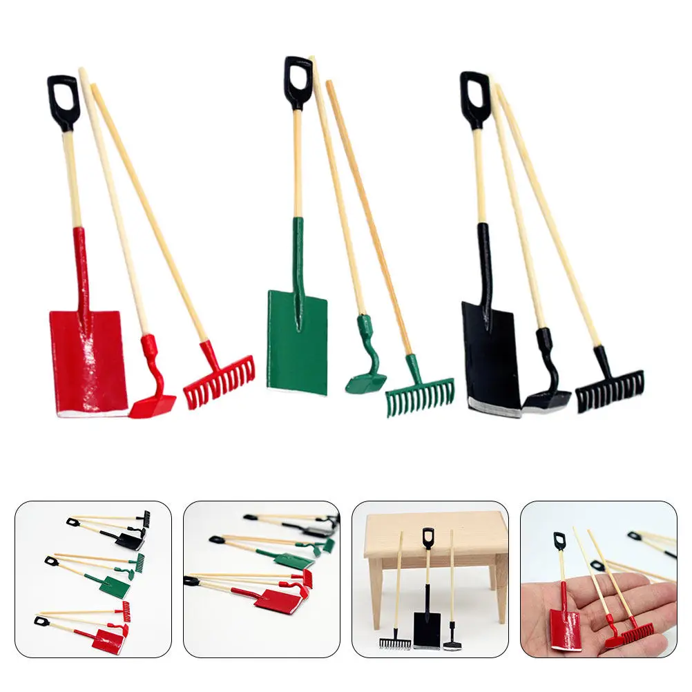 3Sets Mini Garden Tool Simulated Accessories for Mini House Scene Layout Micro Landscape Decorative Miniature Gardening Tools
3Sets Mini Garden Tool Simulated Accessories for Mini House Scene Layout Micro Landscape Decorative Miniature Gardening Tools