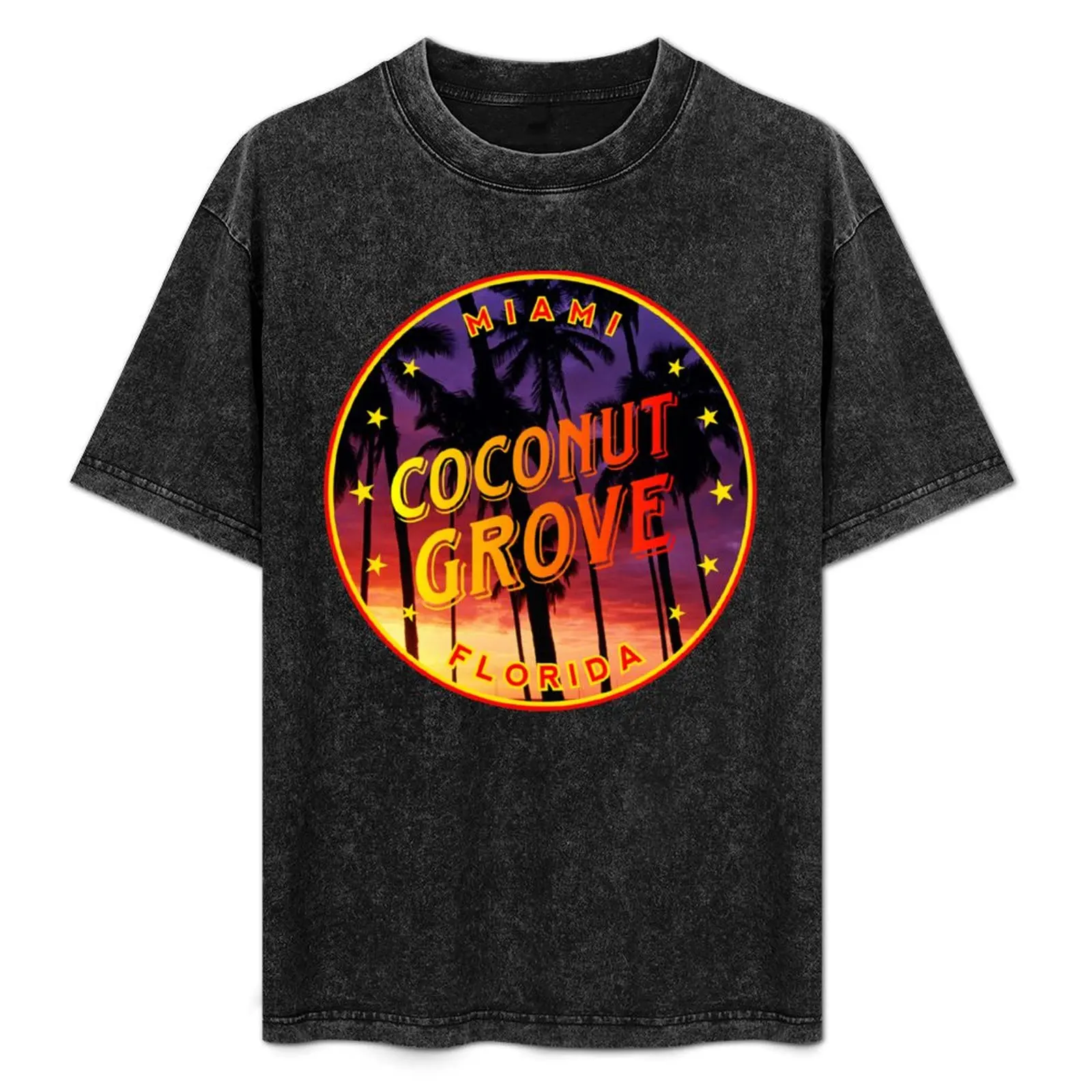 Coconut Grove, Florida, with palmtrees T-Shirt Comfortable Work Wear Tee
Coconut Grove, Florida, with palmtrees T-Shirt Comfortable Work Wear Tee