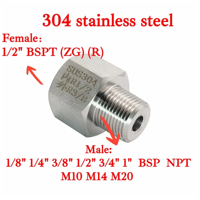 1/2 "BSPT «мама-папа» M10 12 1/8 "1/4" 3/8 "BSP NPT шестигранная втулка переходника из нержавеющей стали 304 адаптер высокого давления для манометра
1/2 "BSPT «мама-папа» M10 12 1/8 "1/4" 3/8 "BSP NPT шестигранная втулка переходника из нержавеющей стали 304 адаптер высокого давления для манометра