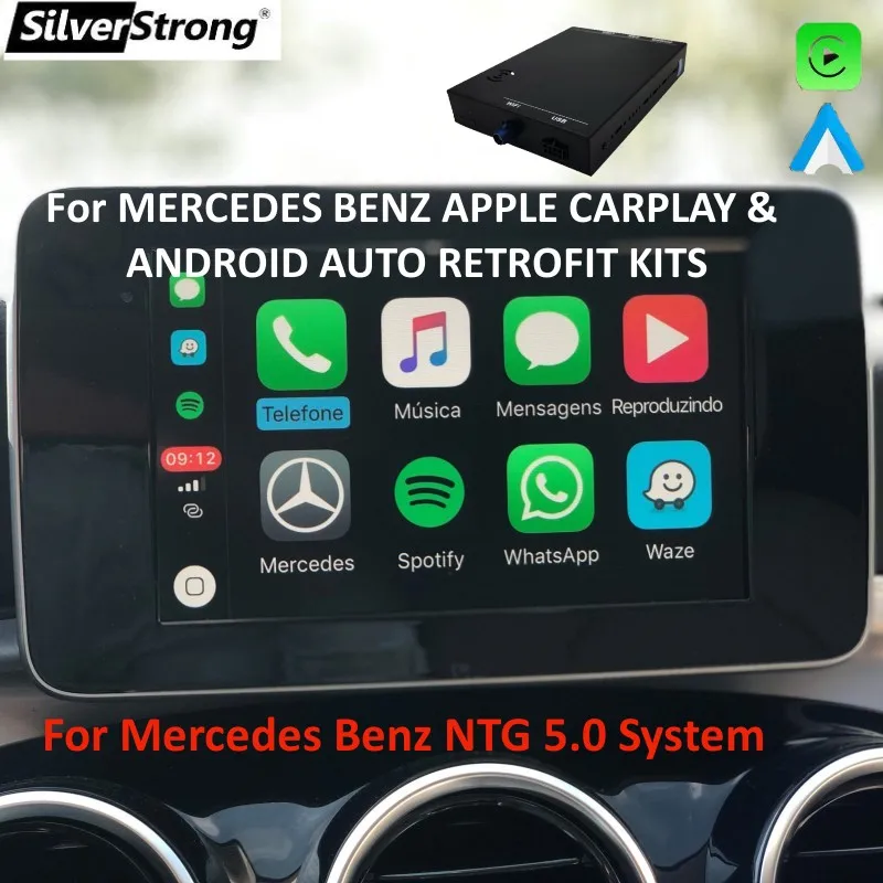 NTG5.0 беспроводной Carplay Smartbox модуль Android авто Apple CarPlay для MERCEDES BENZ APPLE CARPLAY и ANDROID авто наборы для модернизации
NTG5.0 беспроводной Carplay Smartbox модуль Android авто Apple CarPlay для MERCEDES BENZ APPLE CARPLAY и ANDROID авто наборы для модернизации
