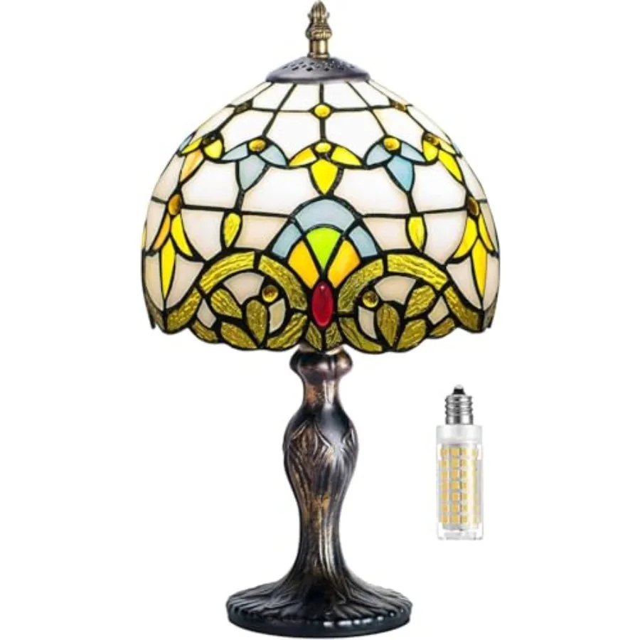 Stained Glass Table LampStained Glass Crystal Bead Style Table Light Handmade Desk Bedside Night Light Antique Art Craft Gifts
Stained Glass Table LampStained Glass Crystal Bead Style Table Light Handmade Desk Bedside Night Light Antique Art Craft Gifts
