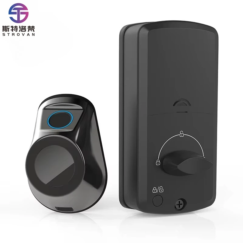 Keyless Ble Door Lock Security Fingerprint Door Lock Electric Deadbolt Smart Door Lock