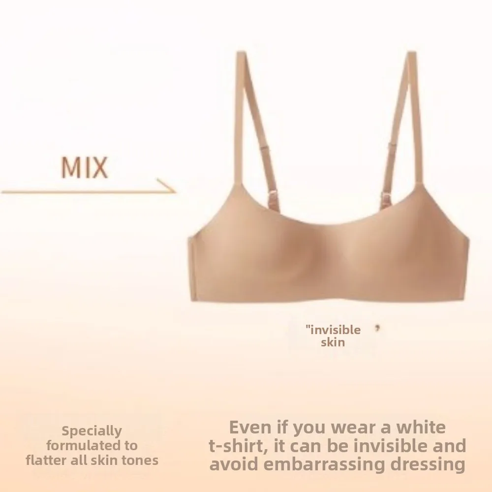 Traceless Wireless Half Cup Bra Half Cup Anti-sagging Push Up Underwear Gathered Breasts Adjustable Brassiere for Women Sport
Traceless Wireless Half Cup Bra Half Cup Anti-sagging Push Up Underwear Gathered Breasts Adjustable Brassiere for Women Sport