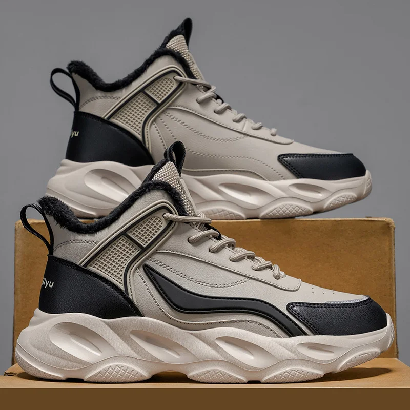 Мужская плюшевая спортивная обувь для бега, зимние теплые повседневные кроссовки, эластичная обувь для бега, ходьбы, дышащая хлопковая обувь
Мужская плюшевая спортивная обувь для бега, зимние теплые повседневные кроссовки, эластичная обувь для бега, ходьбы, дышащая хлопковая обувь