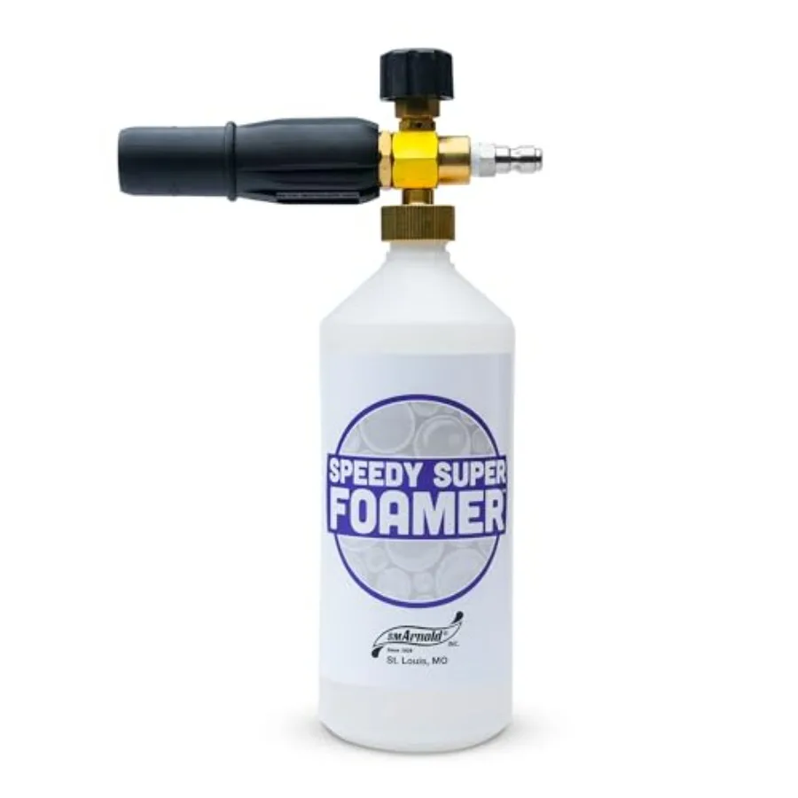 Car wash foam cannon sprayer for pressure washer: polypropylene body, blue color, ultra-thick foam output with adjustable nozzl
Car wash foam cannon sprayer for pressure washer: polypropylene body, blue color, ultra-thick foam output with adjustable nozzl