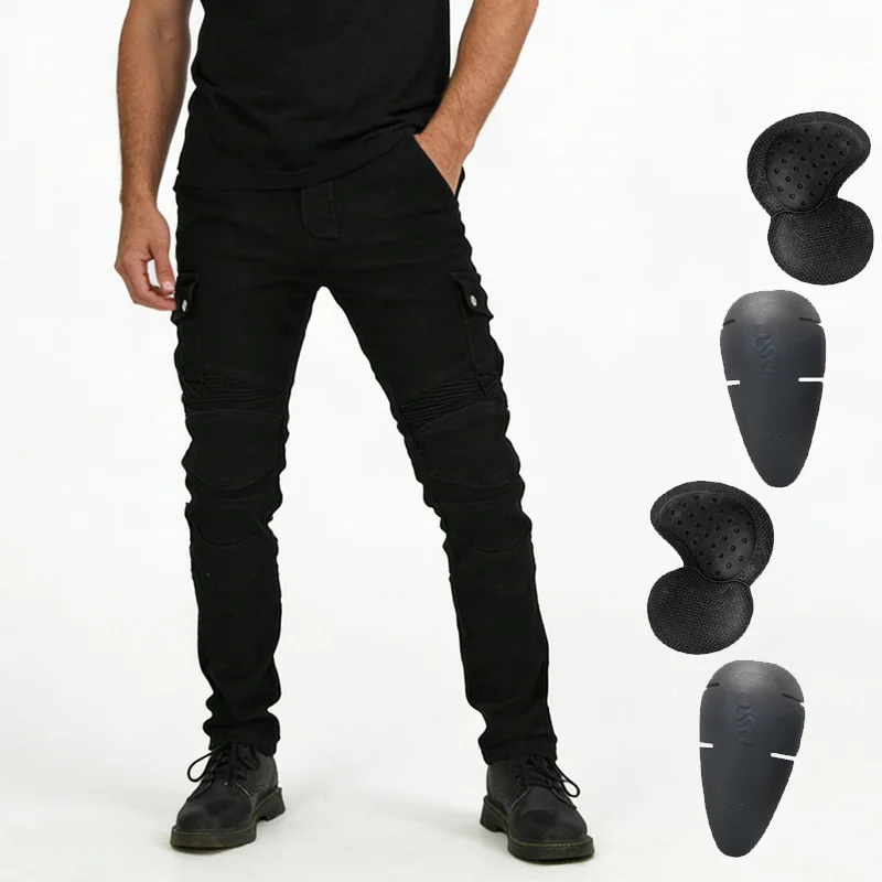 Spring Autumn Motorcycle Riding Jeans Racing Pants Off road pants Protective Gear Wear Resistant Hi-06
Spring Autumn Motorcycle Riding Jeans Racing Pants Off road pants Protective Gear Wear Resistant Hi-06