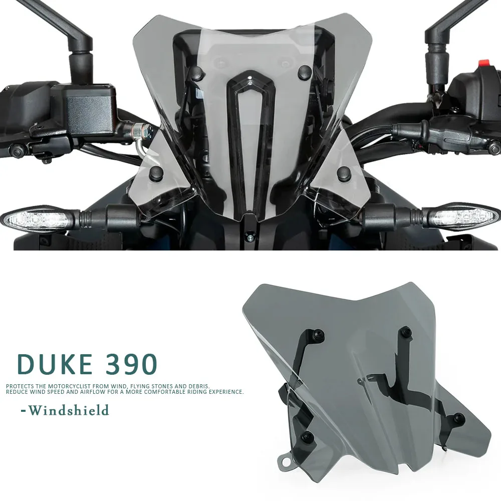 Motorcycle Accessories Windshield Windscreen Acrylic Front Wind Shield Screen Air Deflectors For Duke 390 Duke 390 2024 2025
Motorcycle Accessories Windshield Windscreen Acrylic Front Wind Shield Screen Air Deflectors For Duke 390 Duke 390 2024 2025
