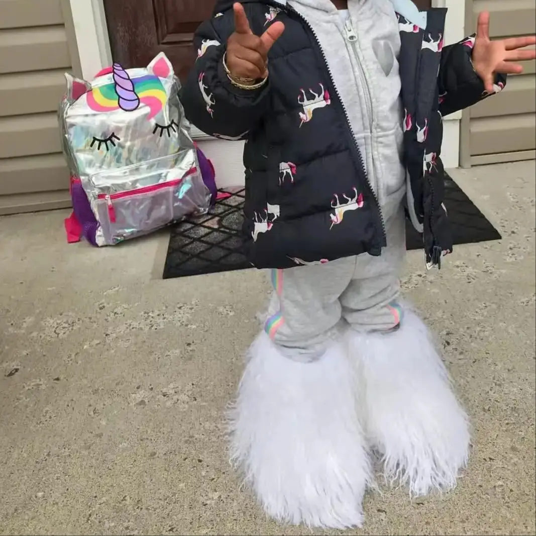 Зимние детские монгольские длинные шерстяные зимние сапоги, теплые плюшевые ботинки на платформе, уличные милые детские ботинки с мехом
Зимние детские монгольские длинные шерстяные зимние сапоги, теплые плюшевые ботинки на платформе, уличные милые детские ботинки с мехом