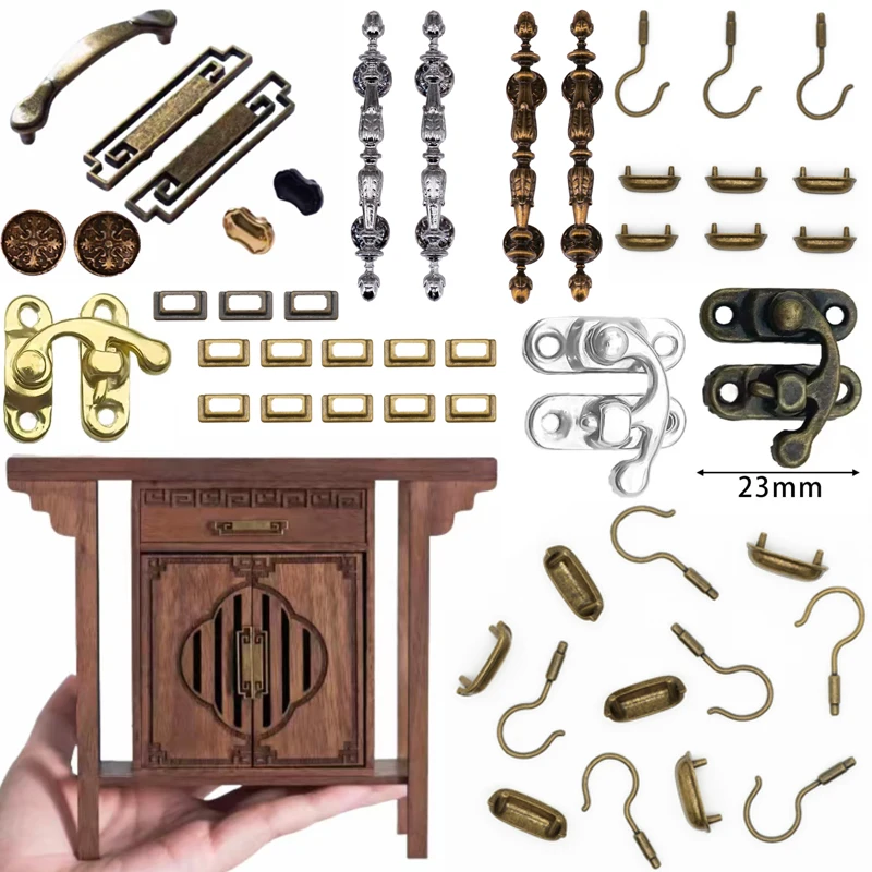 Dollhouse Mini Handles , Miniature DIY Tags, Mini Buckles and Locks, Blythe New Diy Miniature Dollhouse Accessory Models
Dollhouse Mini Handles , Miniature DIY Tags, Mini Buckles and Locks, Blythe New Diy Miniature Dollhouse Accessory Models