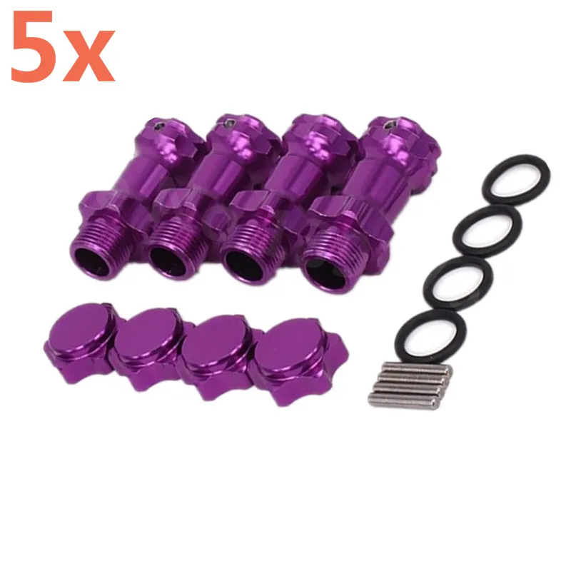 5Sets Aluminum Alloy Wheel Hex Hubs 17mm*23mm Extension Adapter With Pin&O-Ring For 1/8 Scale Models Remote Control Cars RC Car
5Sets Aluminum Alloy Wheel Hex Hubs 17mm*23mm Extension Adapter With Pin&O-Ring For 1/8 Scale Models Remote Control Cars RC Car