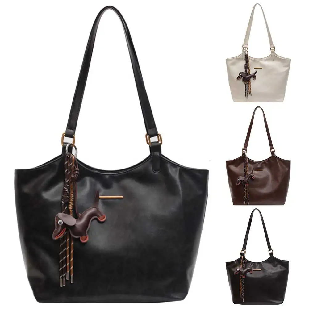Women Vintage Shoulder Bag PU Leather Retro Tote Handbag Large Capacity Fashion Underarm Bag Ladies Commute Shopping Bag
Women Vintage Shoulder Bag PU Leather Retro Tote Handbag Large Capacity Fashion Underarm Bag Ladies Commute Shopping Bag