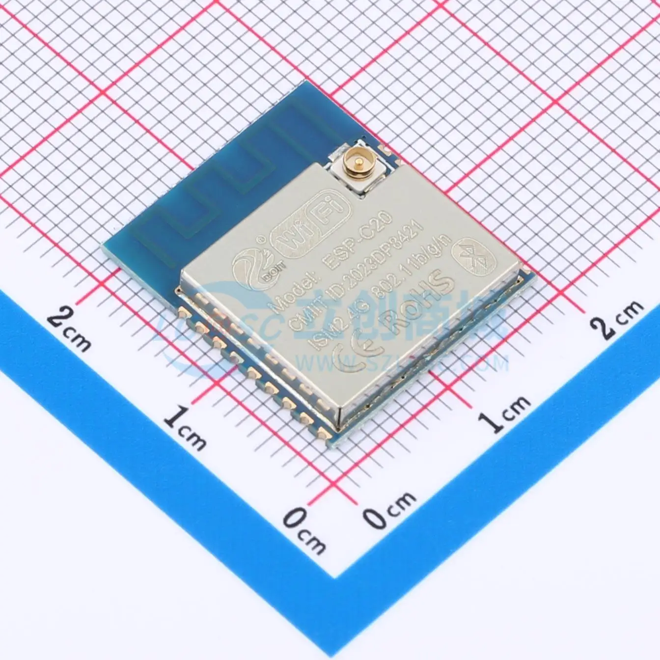 6pcs ESPC3-20E-N4 SMD 20x18mm WIFI4 BLE5.0 UART WiFi Wireless IoT Smart Home Module
6pcs ESPC3-20E-N4 SMD 20x18mm WIFI4 BLE5.0 UART WiFi Wireless IoT Smart Home Module