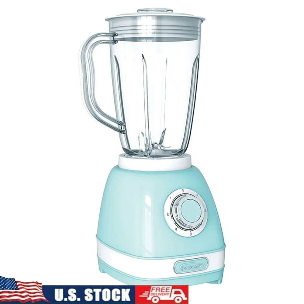2-Speed Retro Blender 50-Ounce Plastic Jar Stainless Steel Blades Dishwasher Safe Cord Storage Non-Slip Base 350 Watts Kitchen
2-Speed Retro Blender 50-Ounce Plastic Jar Stainless Steel Blades Dishwasher Safe Cord Storage Non-Slip Base 350 Watts Kitchen