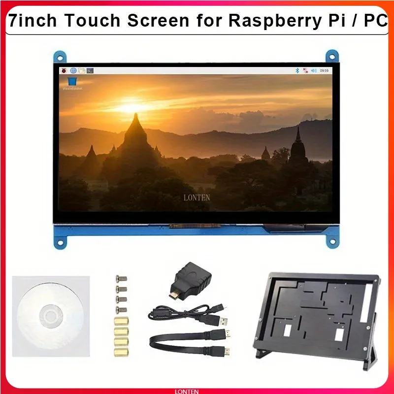 7-дюймовый сенсорный экран Raspberry Pi 4 1024*600 IPS LCD 800*480 Raspberry Pi 4B Дисплей TFT-монитор для Raspberry Pi 3 Model B 3B+
7-дюймовый сенсорный экран Raspberry Pi 4 1024*600 IPS LCD 800*480 Raspberry Pi 4B Дисплей TFT-монитор для Raspberry Pi 3 Model B 3B+