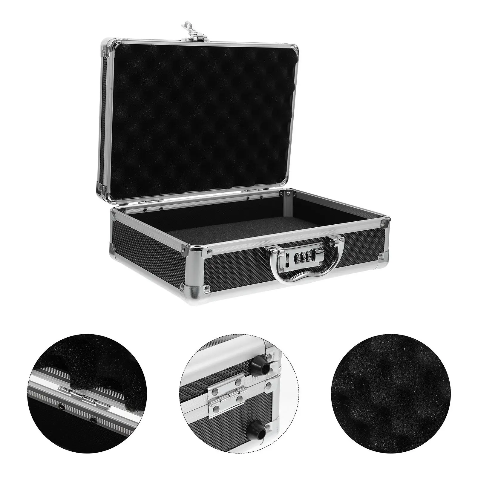Aluminum Alloy Portable Storage Case Multifunctional Hard Case Protective Foam Small Tool Organizer Equipment Carrying Box
Aluminum Alloy Portable Storage Case Multifunctional Hard Case Protective Foam Small Tool Organizer Equipment Carrying Box