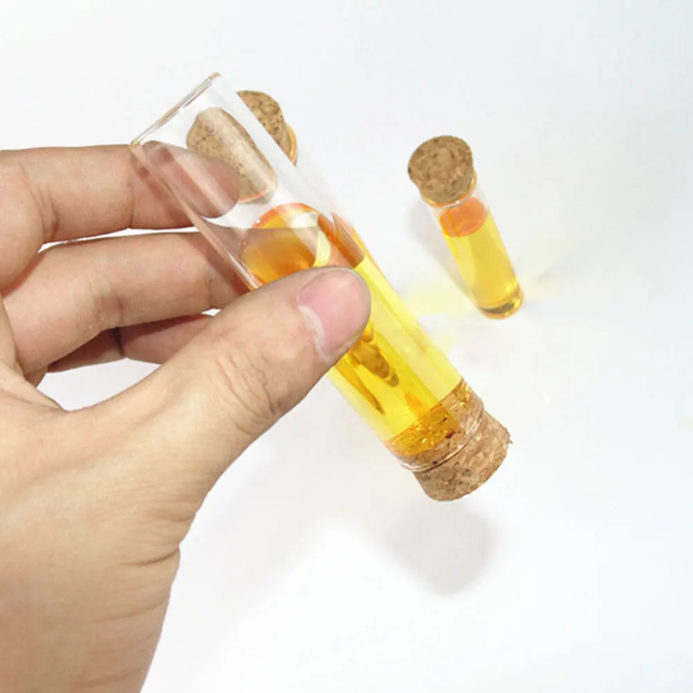10pcs Glass Tubes Clear Storage Small Bottles Lids Corked Wood Sealed Food Tea Sugar Salt Containers Reusable Durability
10pcs Glass Tubes Clear Storage Small Bottles Lids Corked Wood Sealed Food Tea Sugar Salt Containers Reusable Durability