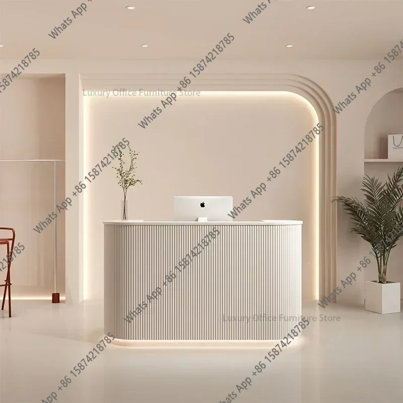 A Luxury Cash Register Clothing Shop Small Commercial Beauty Salons Luxury Bar Simple Modern Circular Arc Reception Desk Furnitu
A Luxury Cash Register Clothing Shop Small Commercial Beauty Salons Luxury Bar Simple Modern Circular Arc Reception Desk Furnitu