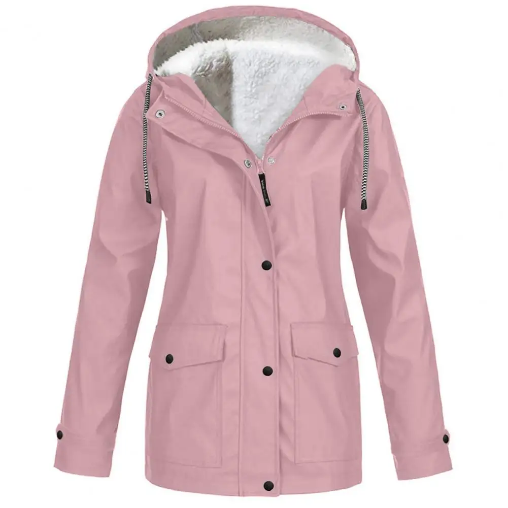 Windproof Jacket Long Sleeve Autumn Winter Hooded Jacket Hooded Drawstring Jacket
Windproof Jacket Long Sleeve Autumn Winter Hooded Jacket Hooded Drawstring Jacket