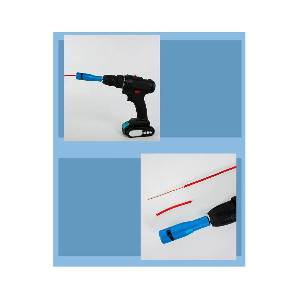 Sturdy Wire Stripper Aluminum Alloy Electric Electrician Power Rotary Tools Rotate Out Along Electric Drill
Sturdy Wire Stripper Aluminum Alloy Electric Electrician Power Rotary Tools Rotate Out Along Electric Drill