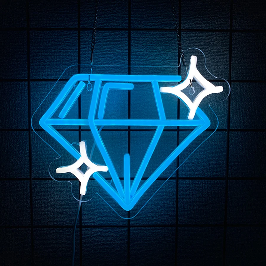 Diamond Neon Sign For Living Room Wall Decor, Bedroom, Dance Studio, Bar Pub, Club Party, Decorations, Perfect Gifts
Diamond Neon Sign For Living Room Wall Decor, Bedroom, Dance Studio, Bar Pub, Club Party, Decorations, Perfect Gifts