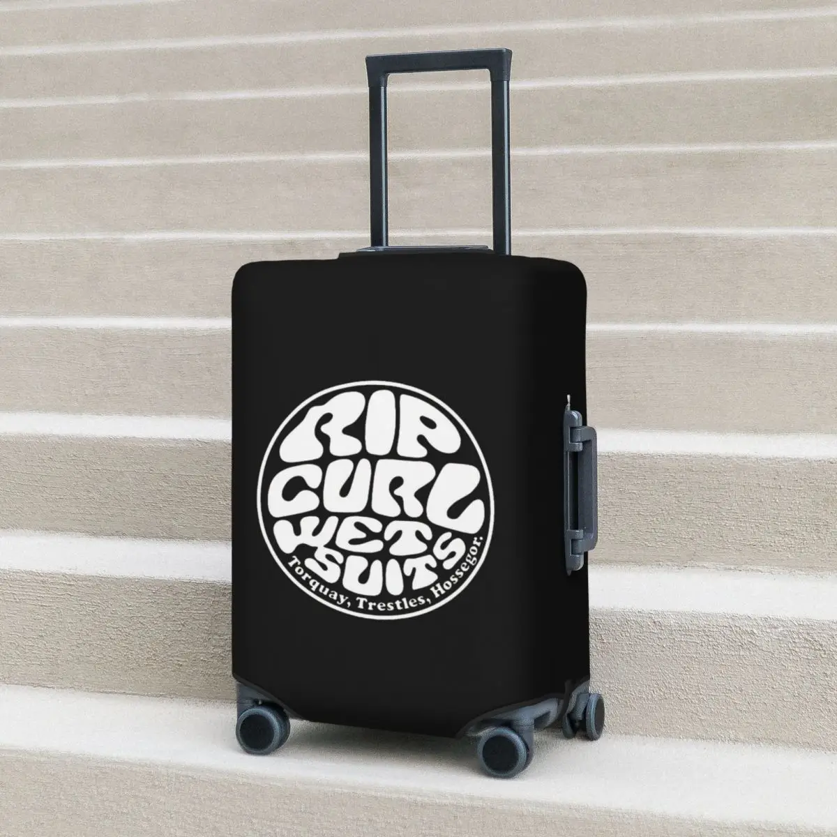 White Rip Curl Wet Suits Suitcase Cover Protection Elastic Trip Luggage Protector Covers for 18-32 Inch
White Rip Curl Wet Suits Suitcase Cover Protection Elastic Trip Luggage Protector Covers for 18-32 Inch