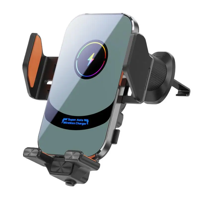 Wireless Charging Phone Mount 15W Multifunctional Fast Car Charger Stylish Car Charger Vehicle Phone Charger for Travel Daily
Wireless Charging Phone Mount 15W Multifunctional Fast Car Charger Stylish Car Charger Vehicle Phone Charger for Travel Daily