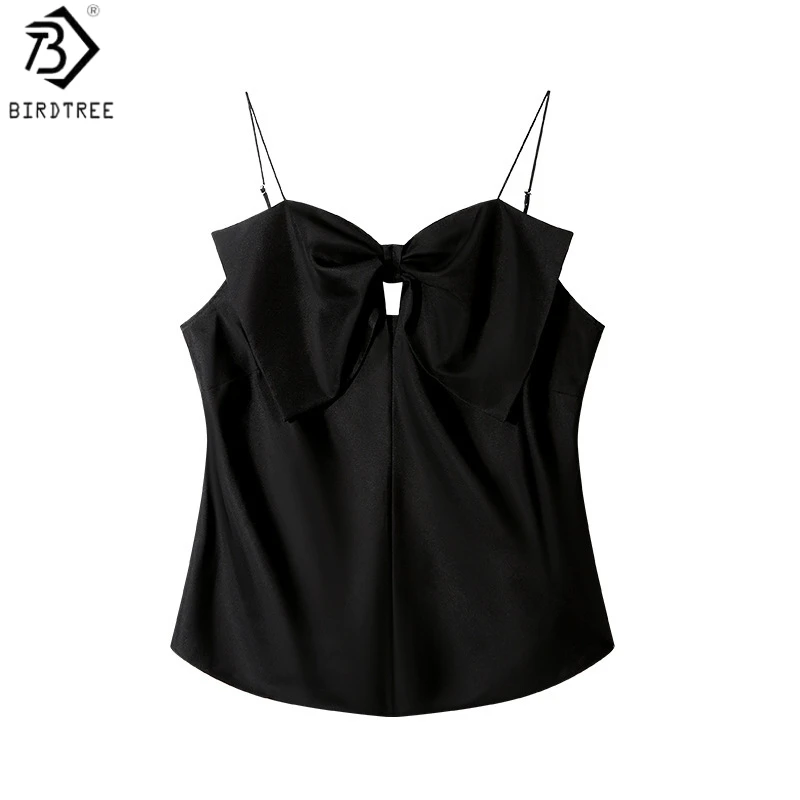 Birdtree, 100% Real Silk Tank Top, Sling Sleeveless Vest, Women Butterfly Hollow Solid Elegant Tops, 2026 Summer New T66301JF
Birdtree, 100% Real Silk Tank Top, Sling Sleeveless Vest, Women Butterfly Hollow Solid Elegant Tops, 2026 Summer New T66301JF