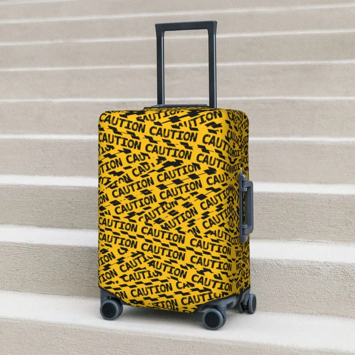 Caution Tape Pattern Suitcase Cover Holiday Crime Scene Strectch Luggage Supplies Travel Protector
Caution Tape Pattern Suitcase Cover Holiday Crime Scene Strectch Luggage Supplies Travel Protector