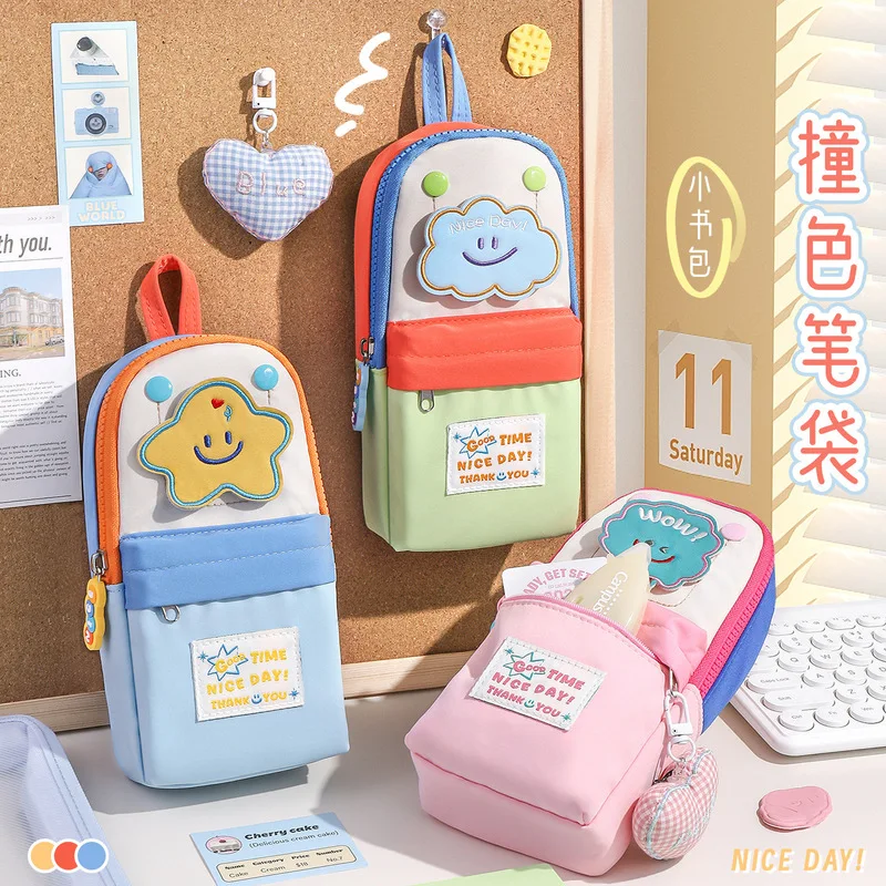 Новая маленькая сумка для книг, сумка для ручек со звездой, большая вместительная студенческая сумка для канцелярских принадлежностей, коробка для канцелярских принадлежностей, сумка для ручек высокой красоты для девочек
Новая маленькая сумка для книг, сумка для ручек со звездой, большая вместительная студенческая сумка для канцелярских принадлежностей, коробка для канцелярских принадлежностей, сумка для ручек высокой красоты для девочек