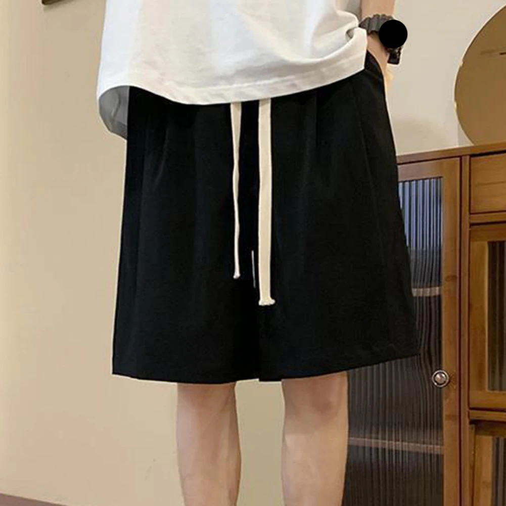 Basic Lace Up Shorts Loose Sports Shorts Daily Casual Wear Slight Stretch Fabric Solid Color Design All Season Wear
Basic Lace Up Shorts Loose Sports Shorts Daily Casual Wear Slight Stretch Fabric Solid Color Design All Season Wear