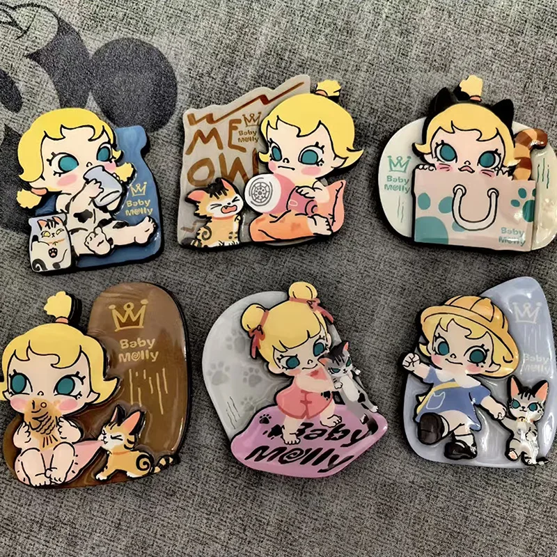 POPMART Baby Molly Baby Tabby Series Fridge Magnets Blind Box Guess Bag Cute Anime Figure Desktop Ornaments Collection
POPMART Baby Molly Baby Tabby Series Fridge Magnets Blind Box Guess Bag Cute Anime Figure Desktop Ornaments Collection